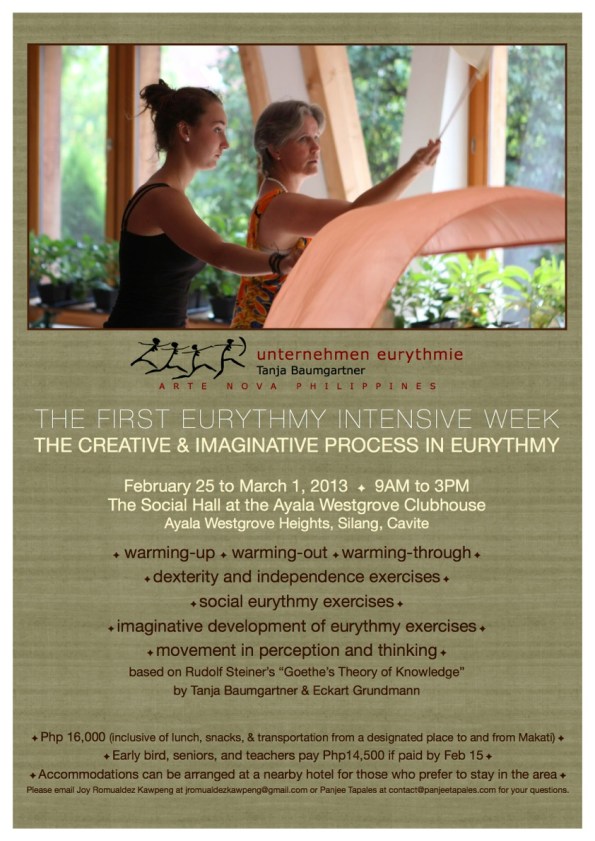 MUST JOIN!!! EURYTHMY WORKSHOP!